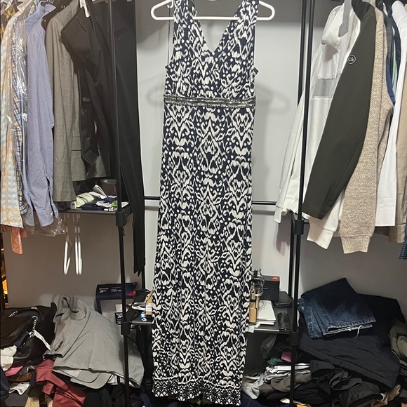 INC International Concepts Dresses & Skirts - INC International Concepts Black and White Maxi Dress